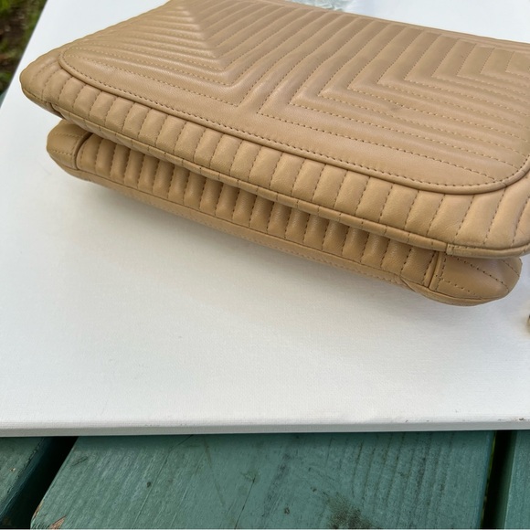 BALLY Shoulder Bag Handbag Leather Beige Crossbody Bag - Picture 6 of 16